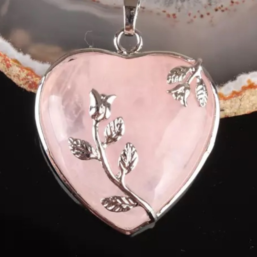 Pink heart pendant - Picture 1 of 1